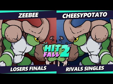Hitfall 2 Losers Finals - ZeeBee (Kragg) Vs. CheesyPotato (Kragg) Rivals of Aether - RoA