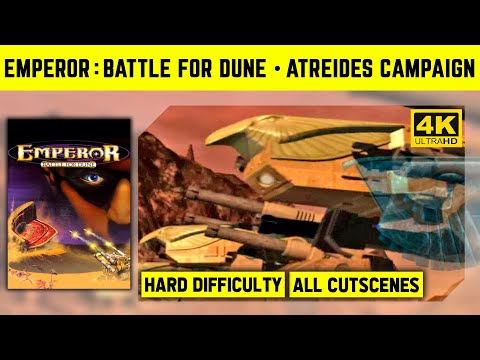 Emperor: Battle For Dune 4K - Atreides Campaign - Hard Difficulty - No Commantary Longplay