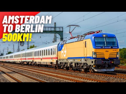 Amsterdam to Berlin by Germany's DB InterCity Train in First Class!