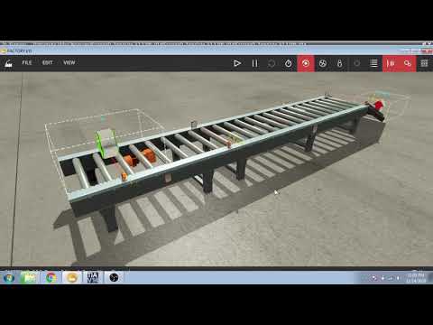 Factory IO Scene Queue of Items - Tutorial 12 - TIA Portal