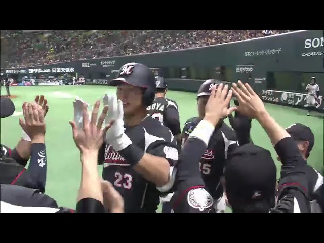 【3回表】ホークス・千賀の直球なんのその!! マリーンズ・中村 今季1号同点2ラン!! 2016/4/6 H-M
