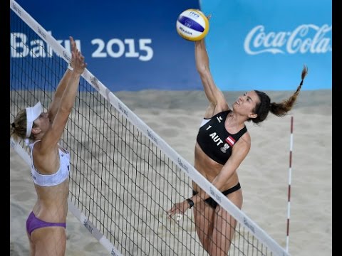 Schützenhofer/Plesiutschnig Beachvolleyball Silbermedaille - Team Austria - Baku 2015