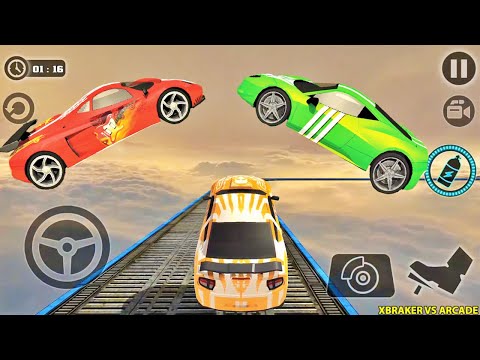 Impossible Car Tracks 3D: Red, Orange & Green Cars Driving Stunts Best Ramp Game - (Android, Ios)