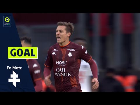 Goal Nicolas DE PREVILLE (45' - FCM) FC METZ - FC GIRONDINS DE BORDEAUX (3-3) 21/22