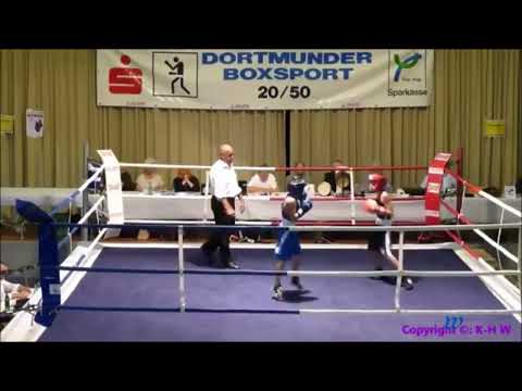 Boxen Pokalturnier Boxkampf Marcel Mangold vs. Arbi Amkhadow