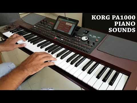 KORG PA1000 PIANO (CONCERT GRAND, ROCK, UPRIGHT)