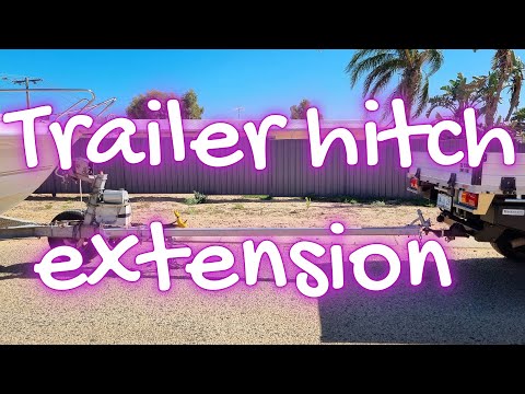 Boat trailer Hitch Extension