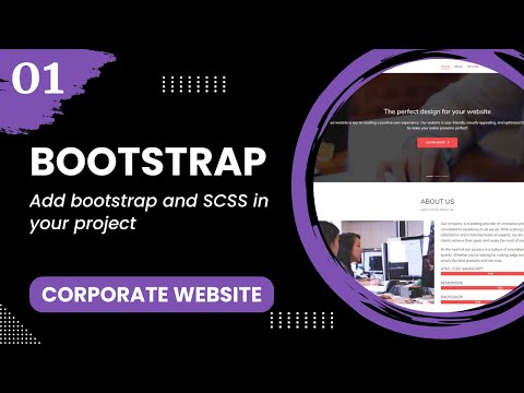 Bootstrap #1 - Add bootstrap and SCSS in your project