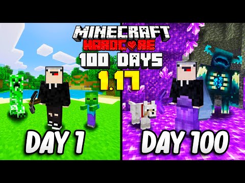 100 Days in 1.17 Minecraft Hardcore... Insane Moments!