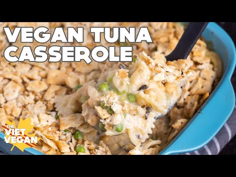 Vegan Chickpea Tuna Casserole