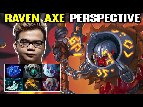 RAVEN Axe PERSPECTIVE in TI10  SEA Fnatic vs TNC