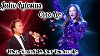 Julio Iglesias &amp; Coco Lee. When You Tell Me That You Love Me #pop #julioiglesias #cocolee 