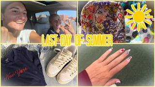 LAST DAY OF SUMMER BREAK