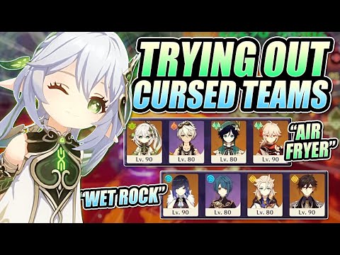 Destroying The Spiral Abyss With These RIDICULOUS Team Comps (3.2 Genshin)