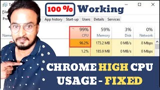 How to Fix Chrome High CPU Usage (100% Working Method)