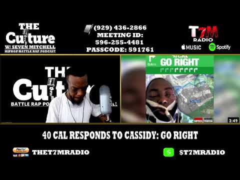 40 Cal of Dipset RESPONDS to CASSIDY DISS - GO RIGHT