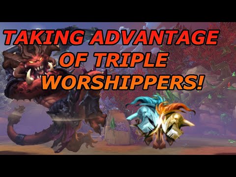 TAKING ADVANTAGE OF TRIPLE WORSHIPERS - Grandmasters Ranked 1v1 Duel - SMITE