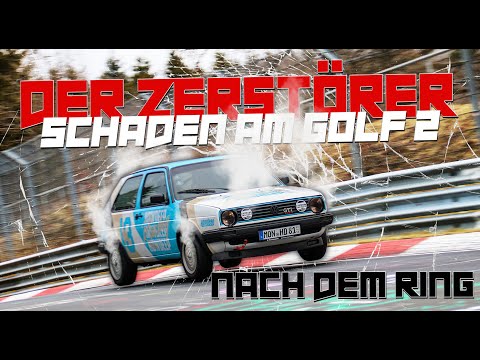 HOWDEEP // GOLF 2 GTI 16V / DER ZERSTÖRER - SCHADEN AM GOLF 2 NACH DEM RING!