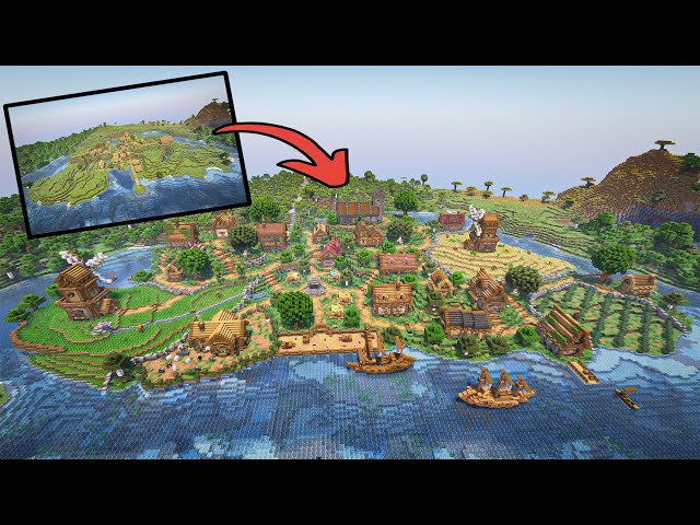 Village transformation Minecraft Map