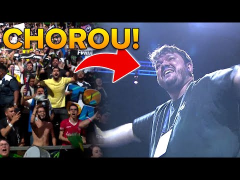 GAULES PUXA GRITO DA PLATEIA E CHORA MUITO APÓS A VITÓRIA DA FURIA! | CORTES DO GAULES