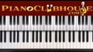♫ How to play &quot;WE WISH YOU A MERRY CHRISTMAS&quot; (traditional) piano tutorial ♫