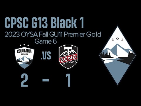 CPSC G13Black1 Fall 2023 U11 - Game 6 vs. Bend FC 13G Premier (2-1)