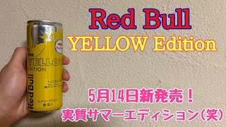 [新発売]レッドブル"イエローエディション"を飲んでみた！実質サマーエディションꉂ🤣𐤔