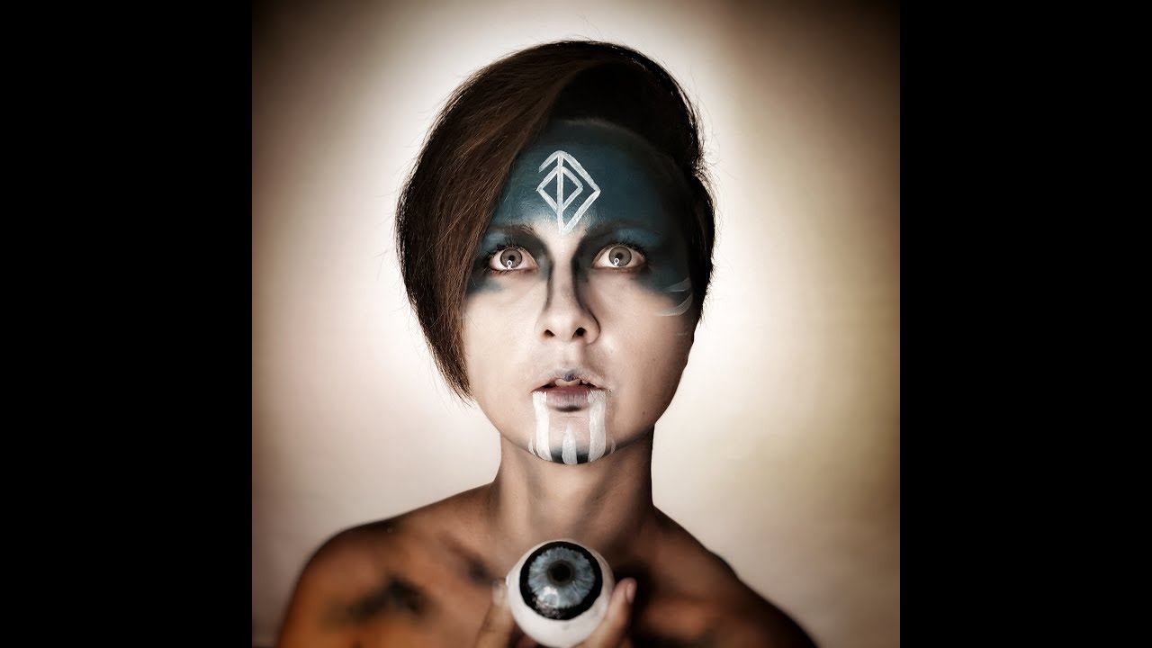 Warrior Face Paint by Helene Rantzau