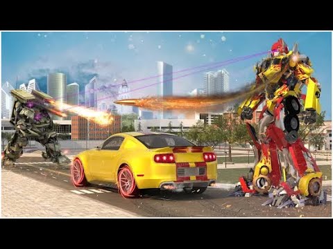 Grand Robot Hero Transform: Robot-Car Shooting / Android Games