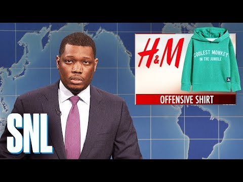 Weekend Update on H&M's "Monkey" Hoodie - SNL