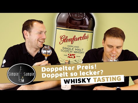 Doppelt so teuer, doppelt so gut? - Glenfarclas 25 Jahre - Whisky Tasting - Simple Sample