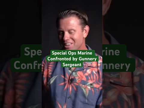 Special Ops Marine Confronted By Gunnery Sergeant