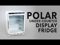 Video: Frigorífico expositor bajo mostrador con puerta de vidrio 150L. Polar CD086