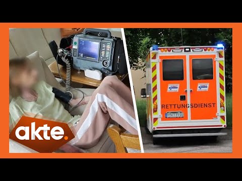 Patient weighs only 25 kilos - lifesavers rush to the rescue | Akte | SAT.1