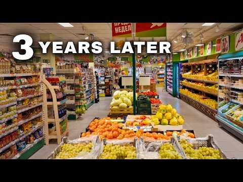 Russian Typical Supermarket After 1400 Days of Sanction