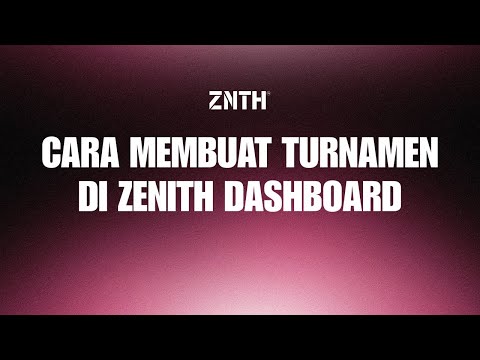 Thumbnail for How to Create a Tournament on Zenith Dashboard