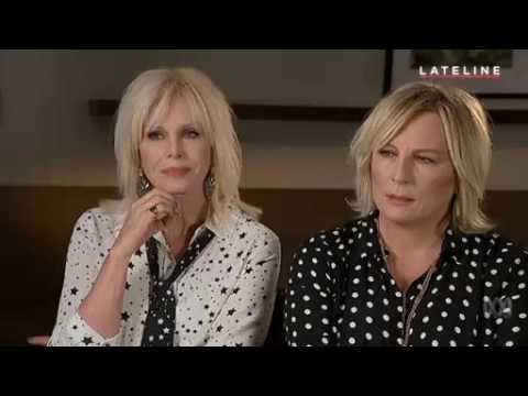 Joanna Lumley & Jennifer Saunders Interview - Lateline -  Absolutely Fabulous Movie 1st August 2016