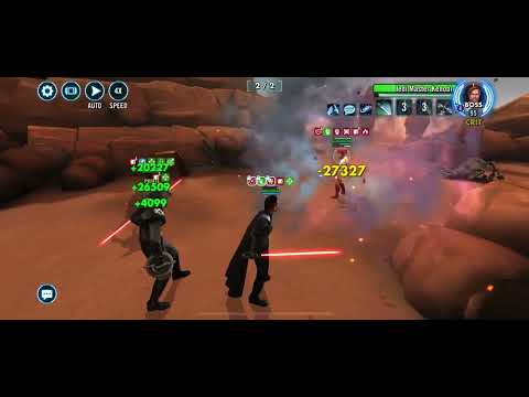SWGOH - Third Sister Mission (GI Mission) Reva solo vs JMK - WIN