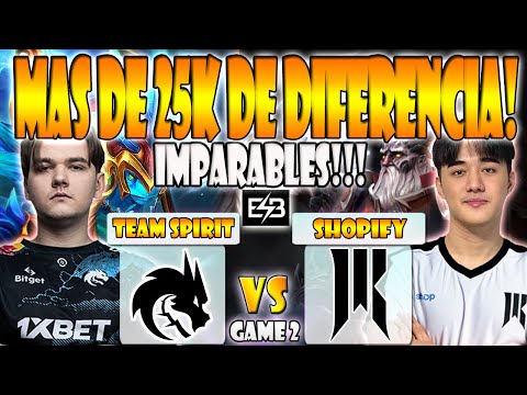 TEAM SPIRIT VS SHOPIFY REBELLION BO2[GAME 2] ARTEEZY, ABED VS YATORO - BALI MAJOR 2023-ESB DOTA 2