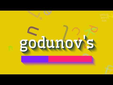 How to say "godunov's"! (High Quality Voices)