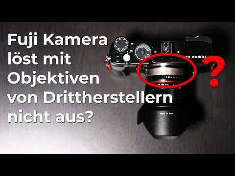 Fujifilm Kamera löst mit manuellem Objektiv von Dritthersteller oder Vintage-Objektiv nicht aus?