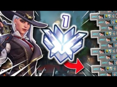 The BEST Top 500 ASHE Game in OVERWATCH