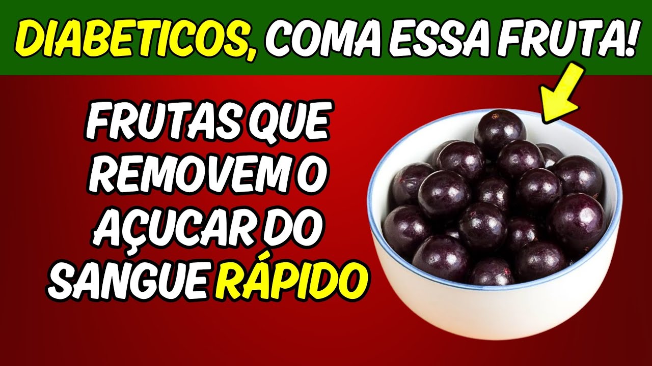 5 FRUTAS DOCES que diabéticos podem comer sem medo | Aprovado pelos Médicos!