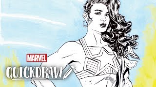 America Chavez comes to life on Marvel Quickdraw