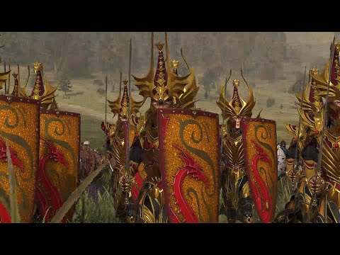 high elves vs dwarfs warhammer 2 cinematic battle