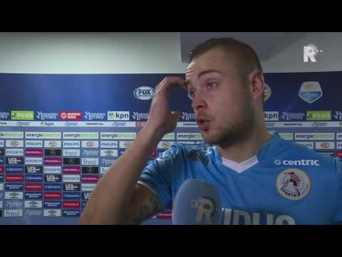 Roy Kortsmit na afloop van PSV - Sparta