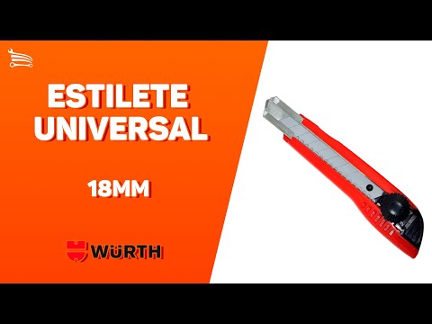 Estilete Universal 18mm WURTH-071566941 - Video