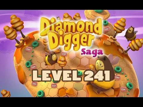 Diamond Digger Saga Level 241 - 3 Stars