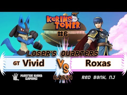 Korin's Tower 6 - GT | Vivid (Lucario) vs. Roxas (Marth) - Loser's Quarters