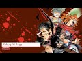 Black Clover Opening 6 Full Rakugaki Page By Kankaku Piero Eng And Romanji Sub
